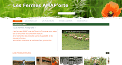 Desktop Screenshot of lesfermesamaporte.org